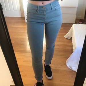 Blue/Gray GAP True Skinny Jeans